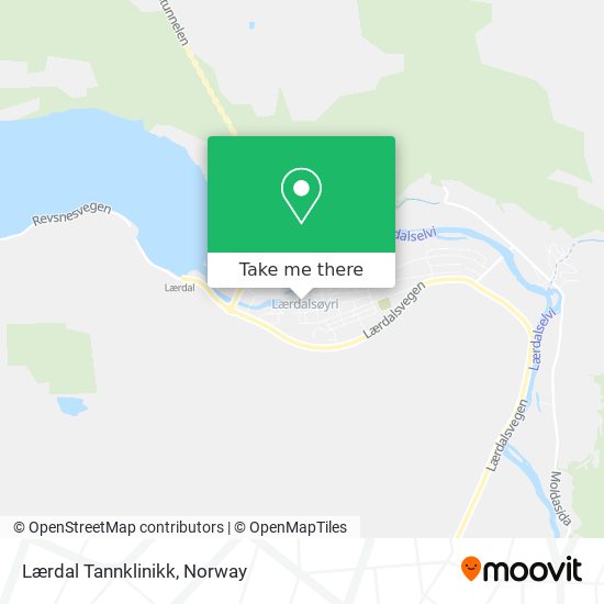 Lærdal Tannklinikk map