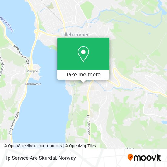 Ip Service Are Skurdal map