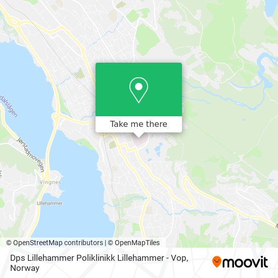 Dps Lillehammer Poliklinikk Lillehammer - Vop map
