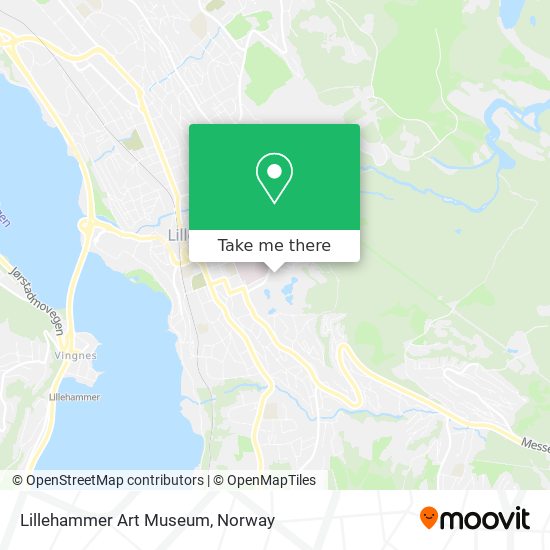 Lillehammer Art Museum map