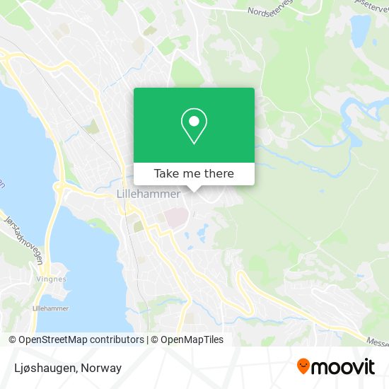 Ljøshaugen map