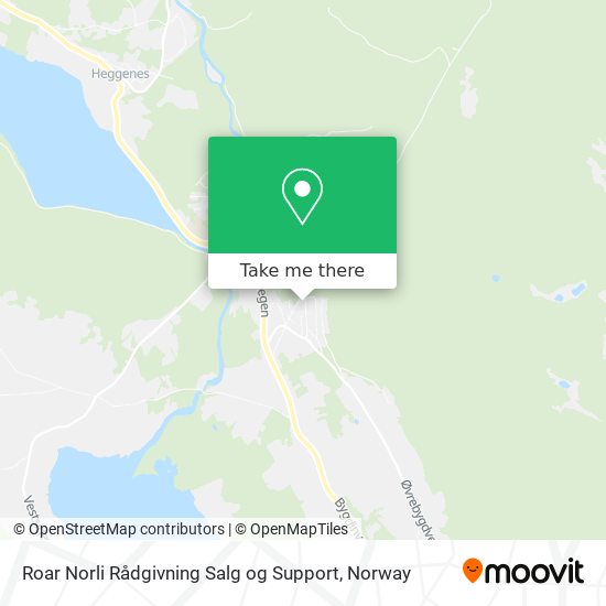 Roar Norli Rådgivning Salg og Support map