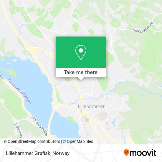 Lillehammer Grafisk map