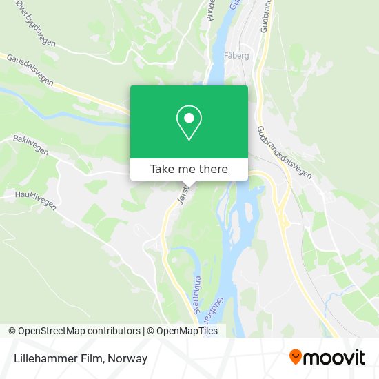 Lillehammer Film map