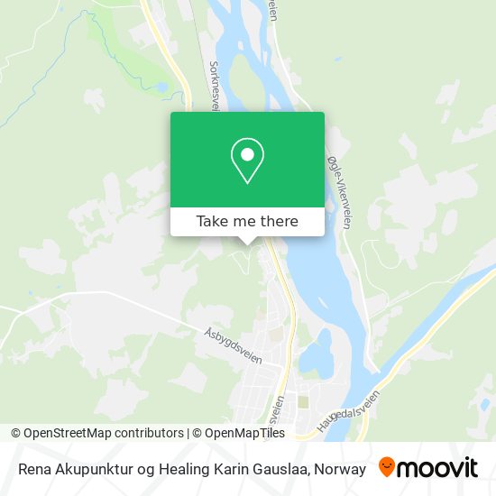 Rena Akupunktur og Healing Karin Gauslaa map