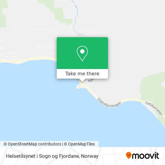 Helsetilsynet i Sogn og Fjordane map