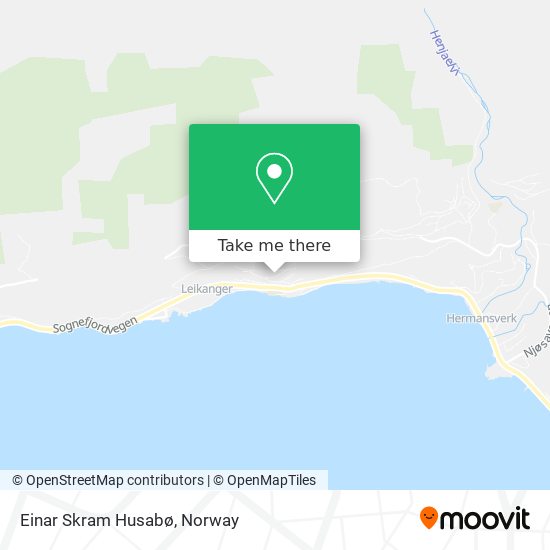 Einar Skram Husabø map