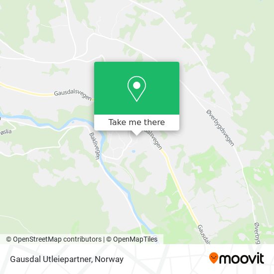 Gausdal Utleiepartner map