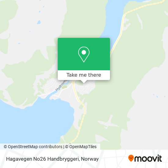 Hagavegen No26 Handbryggeri map