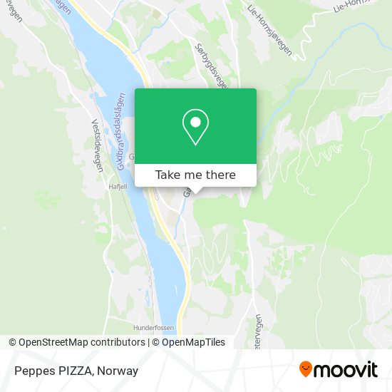 Peppes PIZZA map