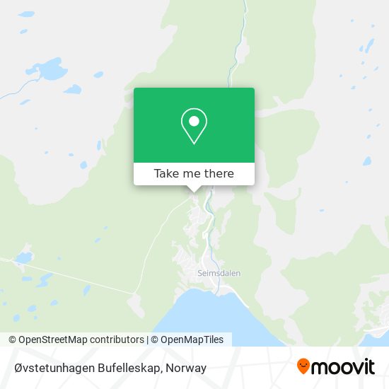 Øvstetunhagen Bufelleskap map