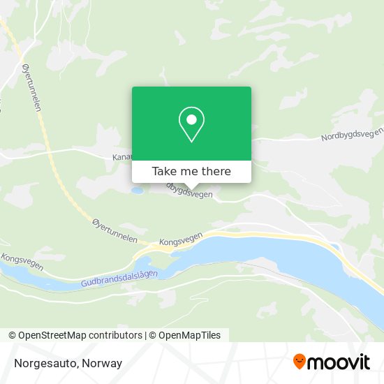 Norgesauto map