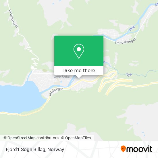 Fjord1 Sogn Billag map