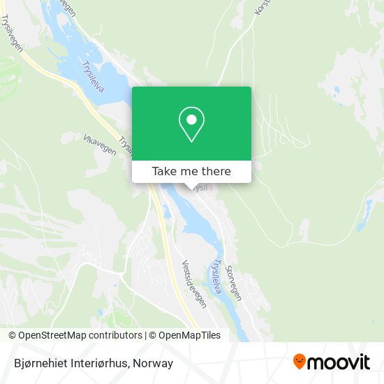 Bjørnehiet Interiørhus map