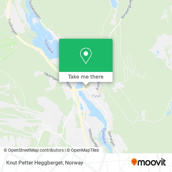 Knut Petter Heggberget map