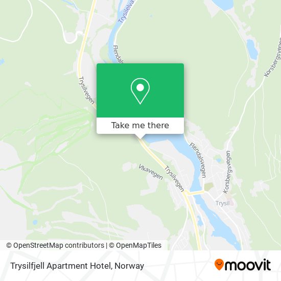 Trysilfjell Apartment Hotel map