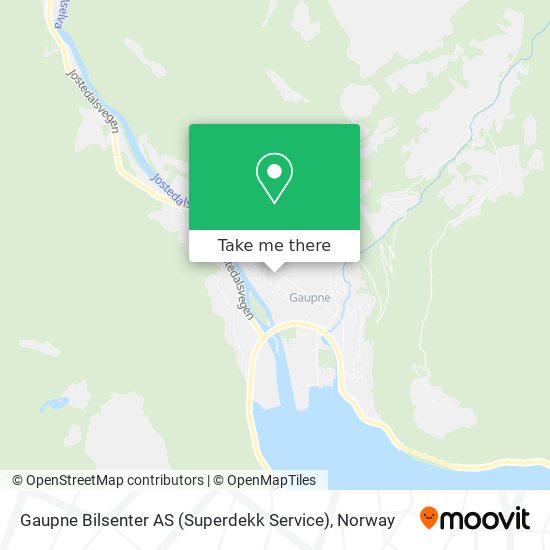 Gaupne Bilsenter AS (Superdekk Service) map