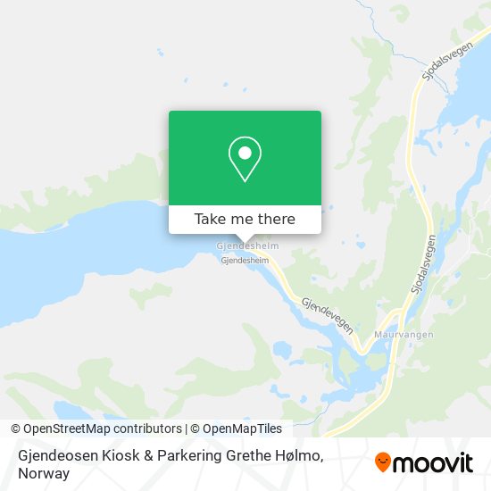 Gjendeosen Kiosk & Parkering Grethe Hølmo map