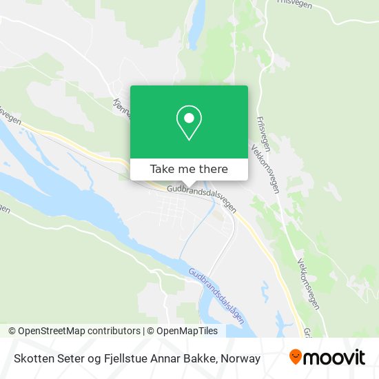 Skotten Seter og Fjellstue Annar Bakke map