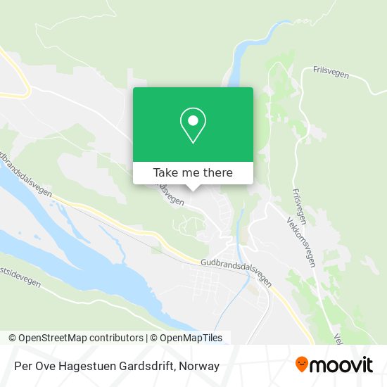 Per Ove Hagestuen Gardsdrift map