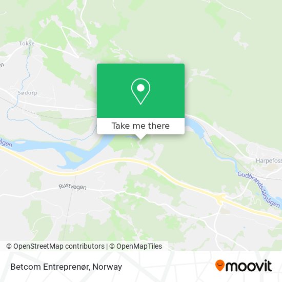 Betcom Entreprenør map