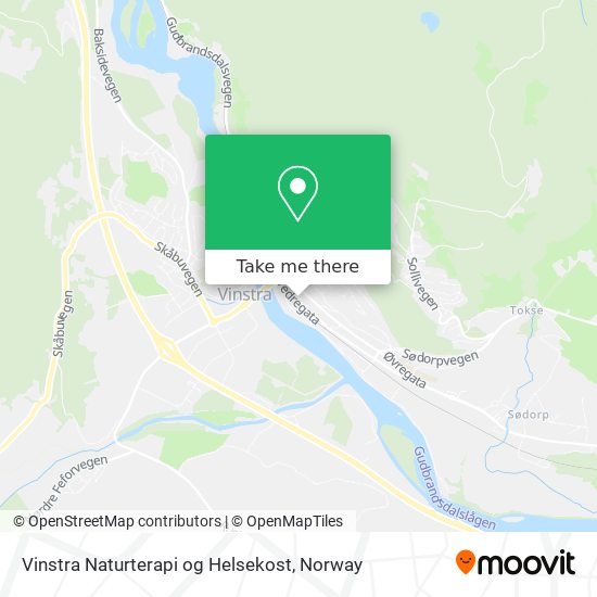 Vinstra Naturterapi og Helsekost map