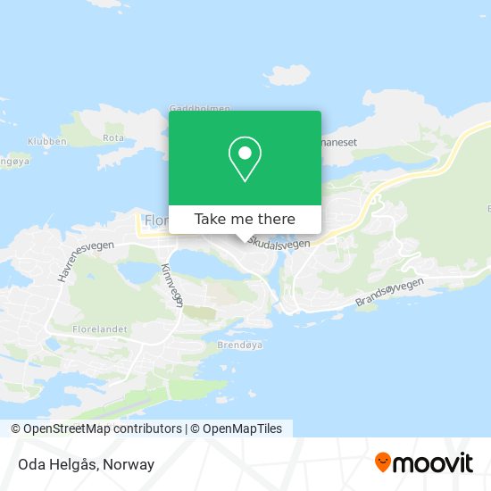 Oda Helgås map