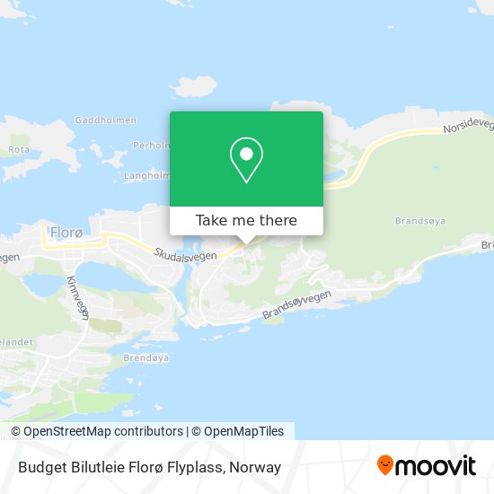 Budget Bilutleie Florø Flyplass map