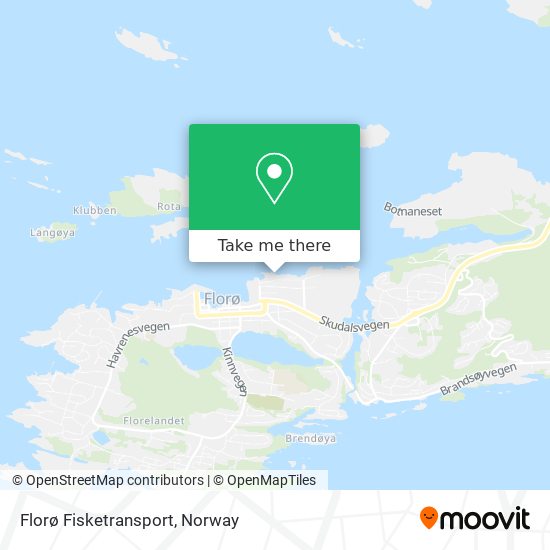 Florø Fisketransport map