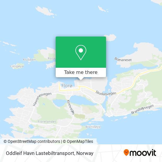 Oddleif Havn Lastebiltransport map