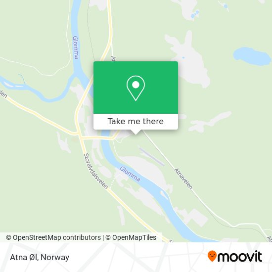 Atna Øl map