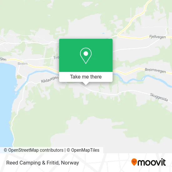 Reed Camping & Fritid map