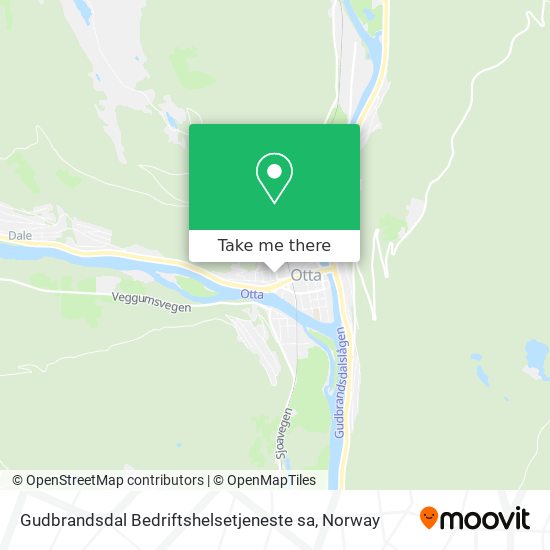 Gudbrandsdal Bedriftshelsetjeneste sa map
