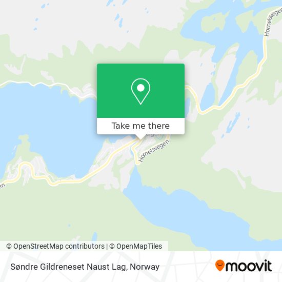 Søndre Gildreneset Naust Lag map