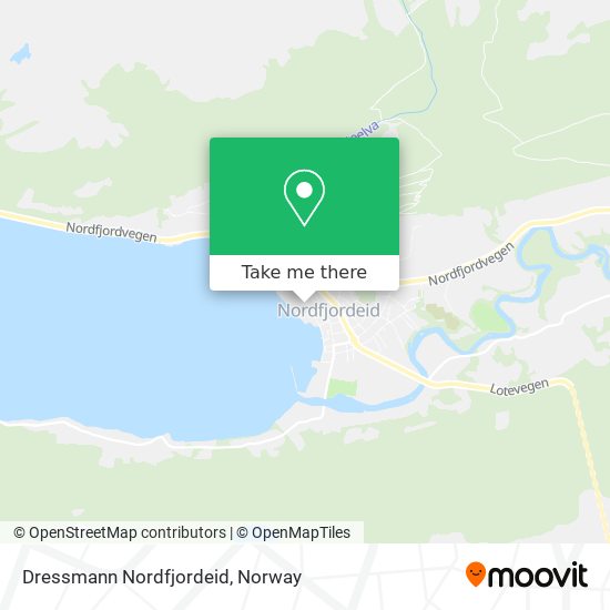Dressmann Nordfjordeid map
