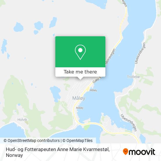 Hud- og Fotterapeuten Anne Marie Kvarmestøl map