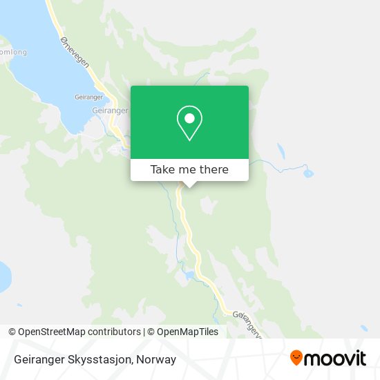 Geiranger Skysstasjon map