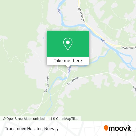 Tronsmoen Hallsten map