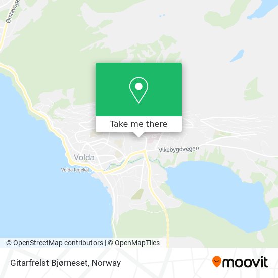 Gitarfrelst Bjørneset map