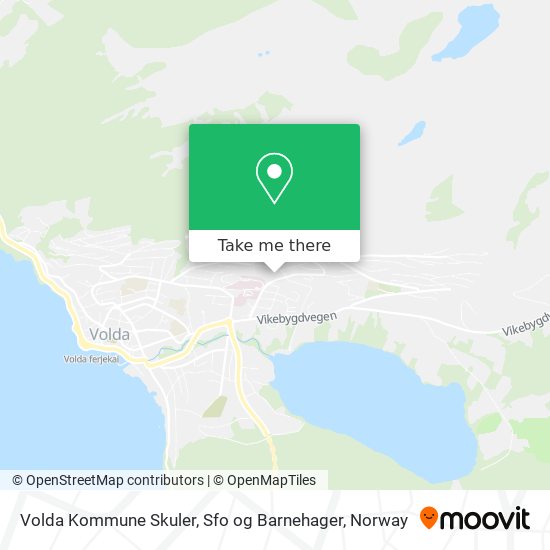 Volda Kommune Skuler, Sfo og Barnehager map