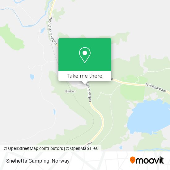Snøhetta Camping map