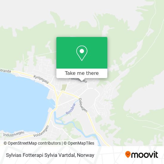 Sylvias Fotterapi Sylvia Vartdal map