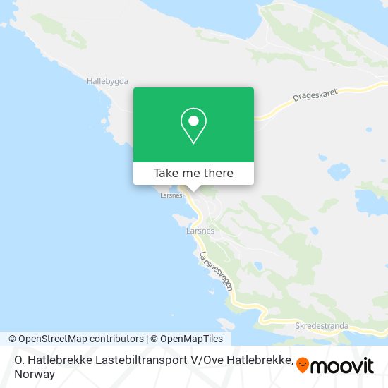O. Hatlebrekke Lastebiltransport V / Ove Hatlebrekke map