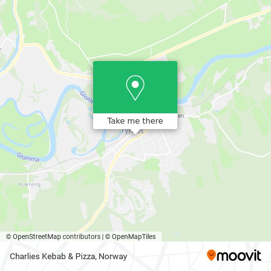 Charlies Kebab & Pizza map