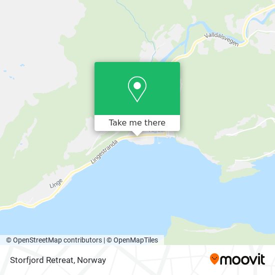 Storfjord Retreat map