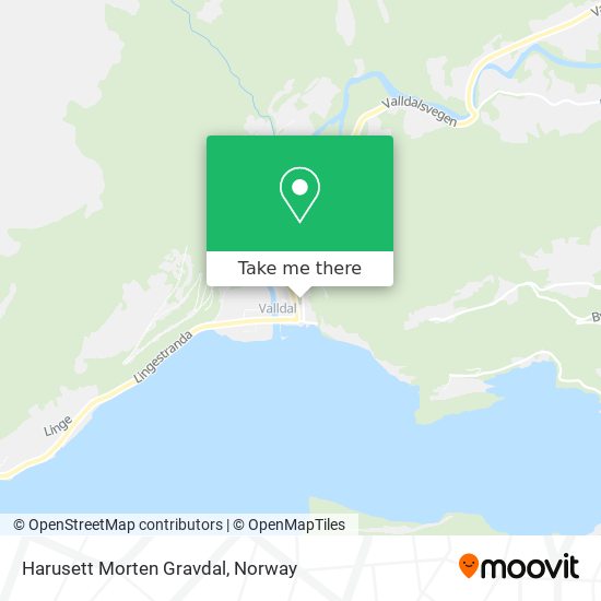 Harusett Morten Gravdal map