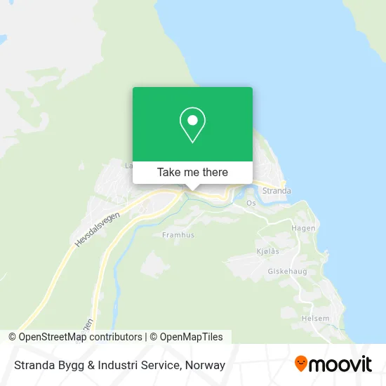 Stranda Bygg & Industri Service map