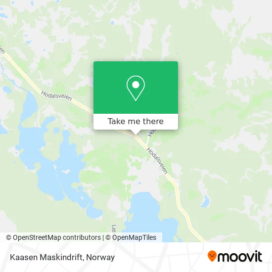 Kaasen Maskindrift map