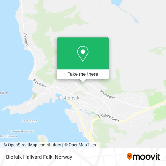 Biofalk Hallvard Falk map