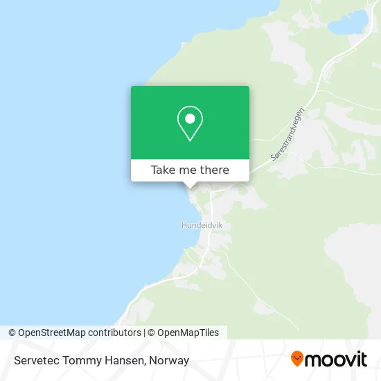 Servetec Tommy Hansen map